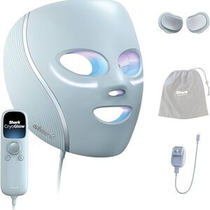 Shark CryoGlow Light Therapy Mask - Silver